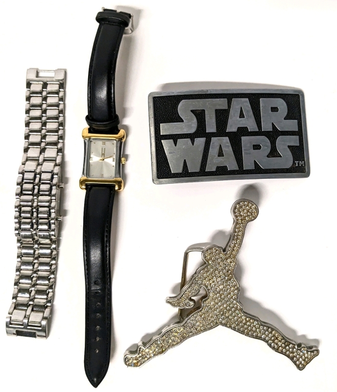 Star Wars & Blingy Basketball Bekt Buckles + LUND & Bonica Watches