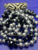 Love Silver & Black Enamel & Rhinestones Jewelry - 4