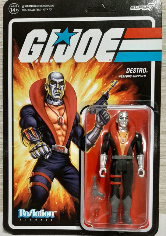 New Super7 GI Joe Destro ReAction Figure <br/>