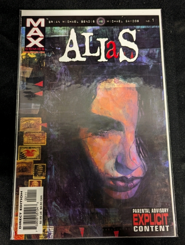 Marvel's Jessica Jones "Alias" Issue No. 1.