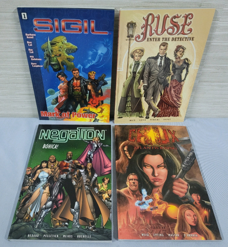 Crossgen Comics Graphic #1 Issue Novels , Four (4) Issues