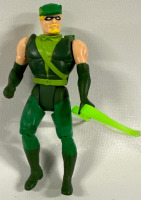 Vintage 1985 Kenner Green Arrow Complete With Bow Dc Comics Super Powers Figure Approximately 4.5”