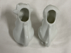 White Farm Mini Cow & Dog Creamer 3.5" Inch Porcelain Ceramic Milk Pitcher Abbott Collection - 3