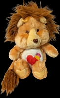 Vintage 1984 Care Bear Cousins Original BRAVE HEART Lion | 13" Tall