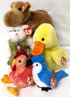 Vintage TY Beanie Babies & Beanie Buddies with Heart Tags