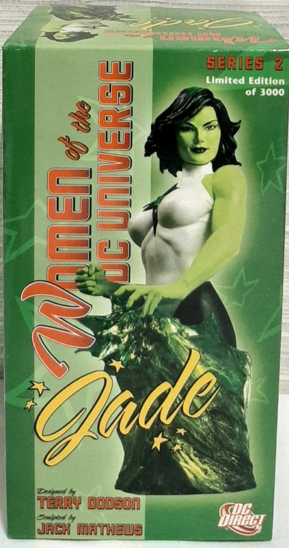 As New DC Jade from the Women of the DC Universe Series 2 Limited Edition & Autographed