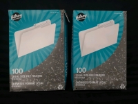 200 New Legal Size File Folders by Hilroy