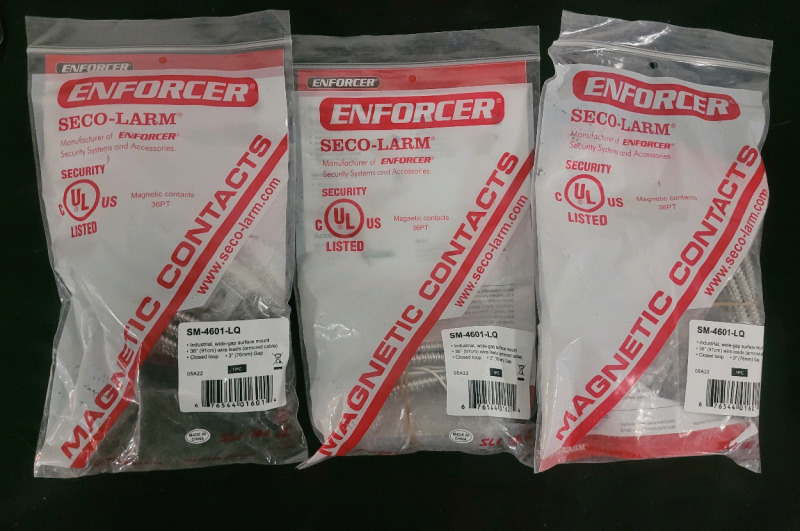 SECO-LARM Enforcer Entry Surface Mount Magnetic Alarm Switch - New , Sealed