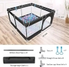 New Flavery Baby Playpen for Indoor & Outdoor - Black *Balls Not Included* - 2