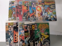 12 Vintage Marvel Paperback Comics Bagged and Sealed, Includes; King Conan, Night Thrasher, Cops, Micronauts, Spider-Woman, Wonder Man and more