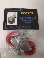 2 New Torin 2.5" Professional Replacement Caster For Use on Carts Dollies and Creepers