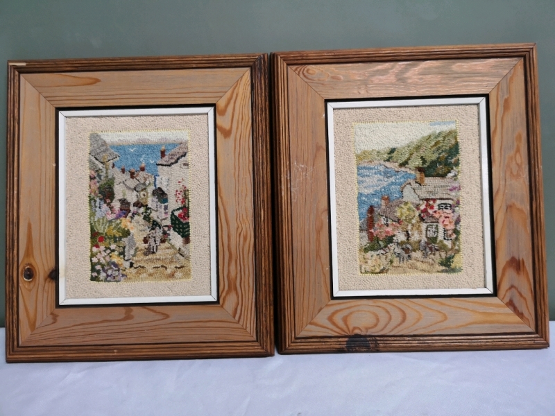 2 Framed Pieces of Hook Art