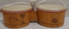 Bongo Drums 12" Wide w/ a Rope to Hang it from your neck - 2