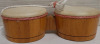 Bongo Drums 12" Wide w/ a Rope to Hang it from your neck - 3