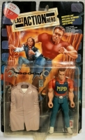 Vintage 1993 Last Action Hero Undercover Jack Slater Stunt Figure Arnold Schwarzenegger<br/>