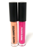 2 New Chaotic Cosmetics Loud Lips Liquid Lipstick : Love Me Back & Bright Pink 10g ea