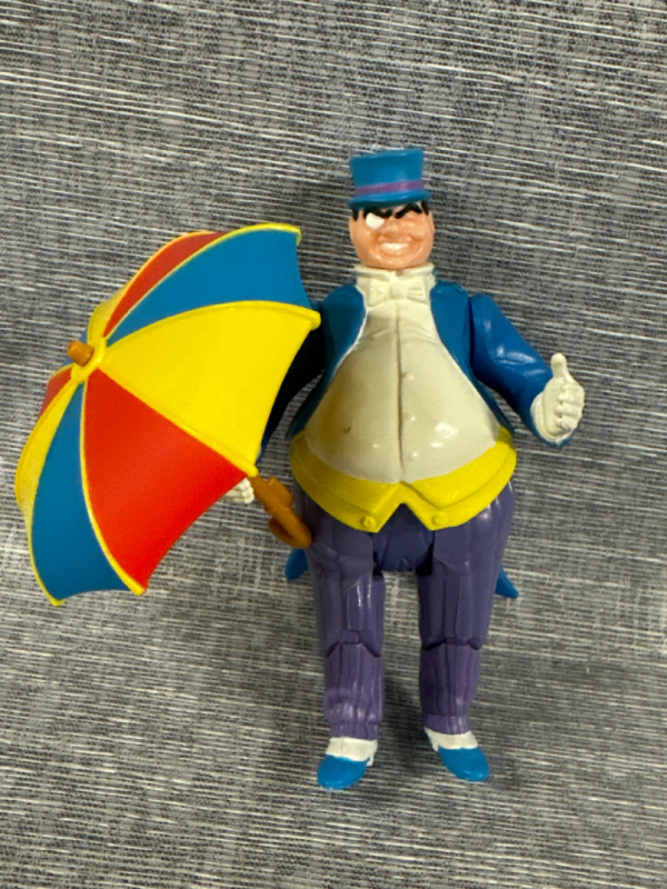 Vintage 1984 Kenner Penguin Complete With Umbrella Dc Comics Super Powers Figure Approximately 4.5”