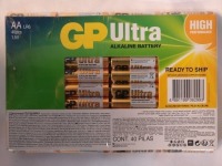 40 New GP Ultra AA Alkaline Batteries - 1.5V