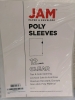 60 New Jam Paper & Envelope Clear Poly Sleeves - Page Protectors - 2