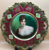 Antique Austrian Portrait Plate 10 inches wide