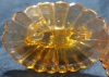 Orange Carnival Glass Bowl And Cornucopia Horn Great Pre Owned Condition - 7