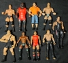 WWE Raw Ring And 9 Wrestlers Good Pre Owned Condition Ring 13.5x7.5" - 3