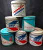 6 Vintage Tins Empty 4.5"x4.25"