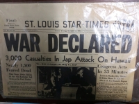 Vintage St. Louis Star-Times Newspaper From December 8, 1941 WAR DECLARED