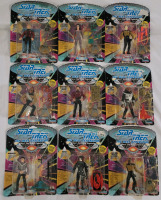 Vintage Star Trek : The Next Generation Action Figures , NOS , Sealed - 9 Figures