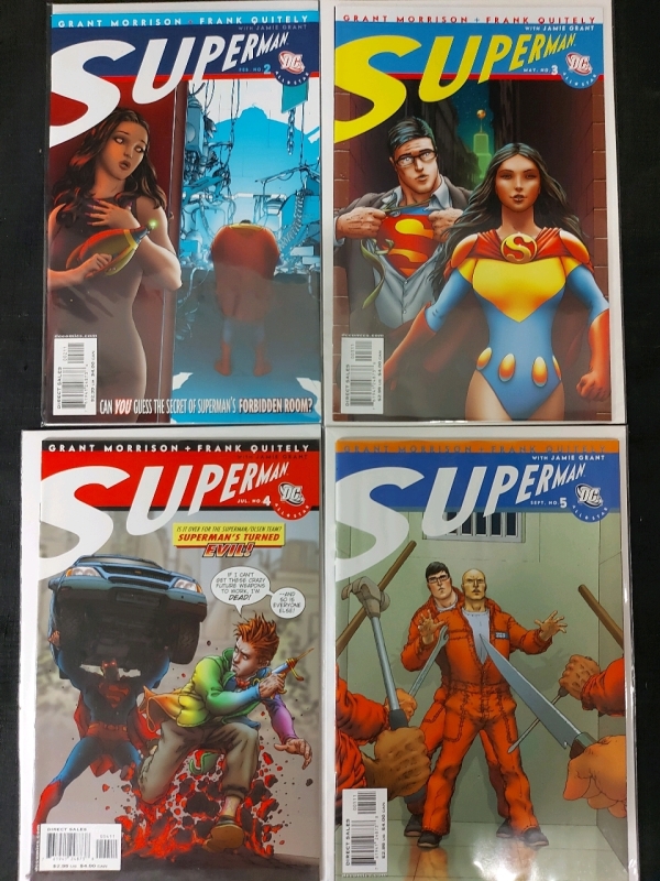 DC All-Star Superman No. 2, 3, 4, 5 In Excellent Condition