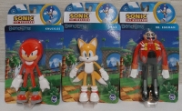 New Sonic the Hedgehog Bend-ems, Knuckles, Tails & Dr. Eggman by TCG Toys 5" Tall