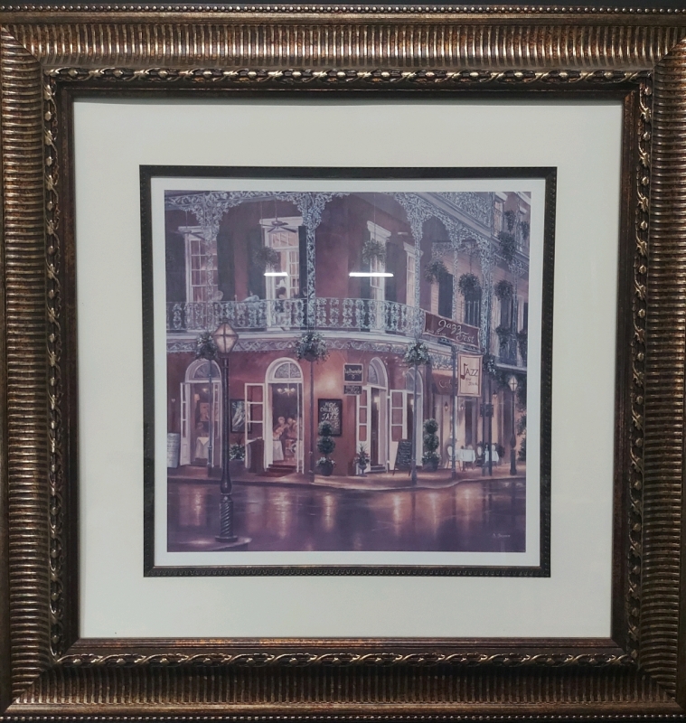 Wall Art New Orleans Corner 32"x32" Great Pre Owned Condition