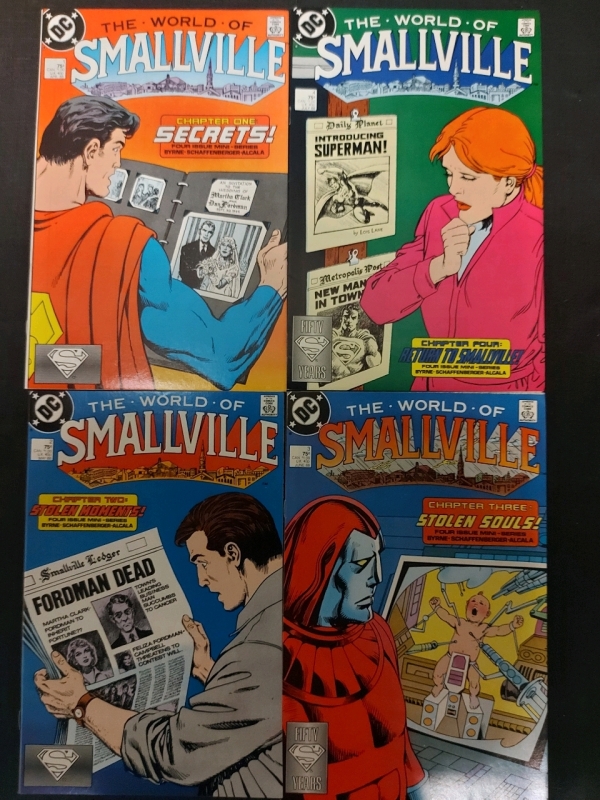 DC World Of Smallville Mini Series #1-4 Good Condition