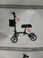 New Elenker Knee Scooter With Basket, Dual Hand Break System Model YF-9003 Ek