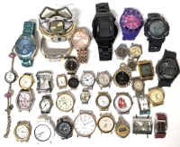 Assorted Unsorted Wrist Watches : Varying Conditions | incl Fossil, Timex, Casio, Joe Boxer & More (Sold as-is)