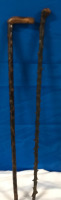 2 Wooden Walking Cane 35”