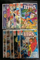 12 Vintage "The New Titans" DC Comic. Issues 65-77