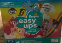 Pampers 68 Easy Ups Training Underwear Sise 5T-6T My Little Pony