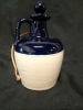 Vintage Ballantine Finest Scotch Whisky Stonewear Jug Decanter 8" Tall * Broken String* - 2