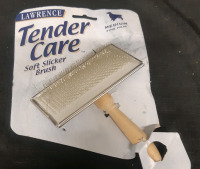 Lawrence, Tender Care, Soft Slicker Dog Brush, For Medium Fine Hair