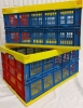 2 Snap-Box Monoflow Collapsible Plastic Box 20.5"x13"x10.75" Pre Owned Working