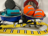 13 Piece Dog Lot Including Tie-Out Cable Extendable Leash 2 Collars 2 Balls 2 Dishes and 5 Poop Bag Rolls - 4