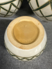 Set of 3 Ceramic Planters Small 5”H 6 1/2”Dia Medium 6 1/2”H 8 1/2”Dia Large 8”H 11 1/12” Dia - 3