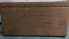 Storage Bench Camel 34"x18"x17.5" In Good Pre Owned Condition