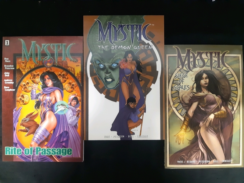 Vintage, Mystic, First Printing Editions, Paperback Comics, (Volumes 1-3)