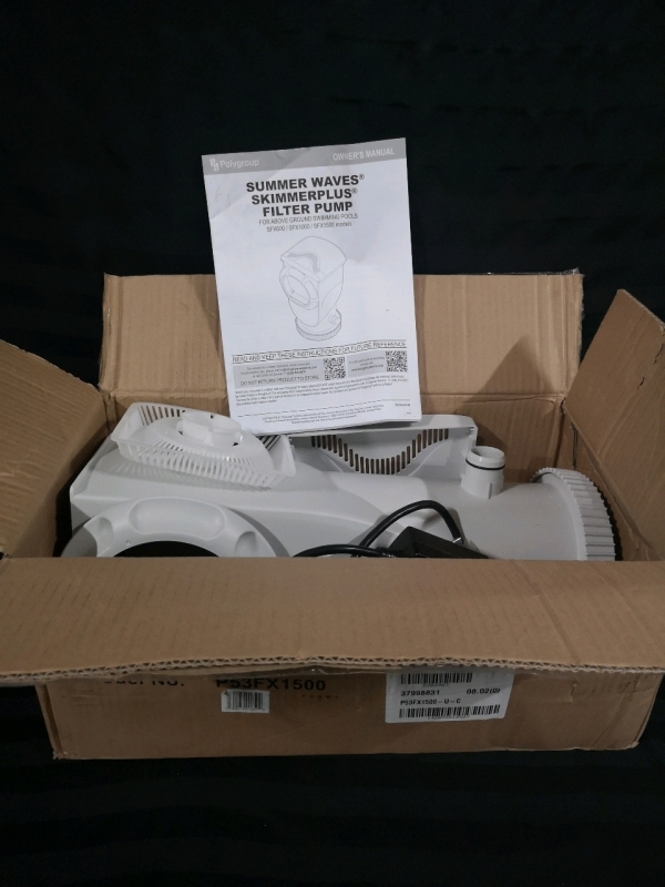Summer Waves Skimmerplus Filter Pump for Above Ground Pools