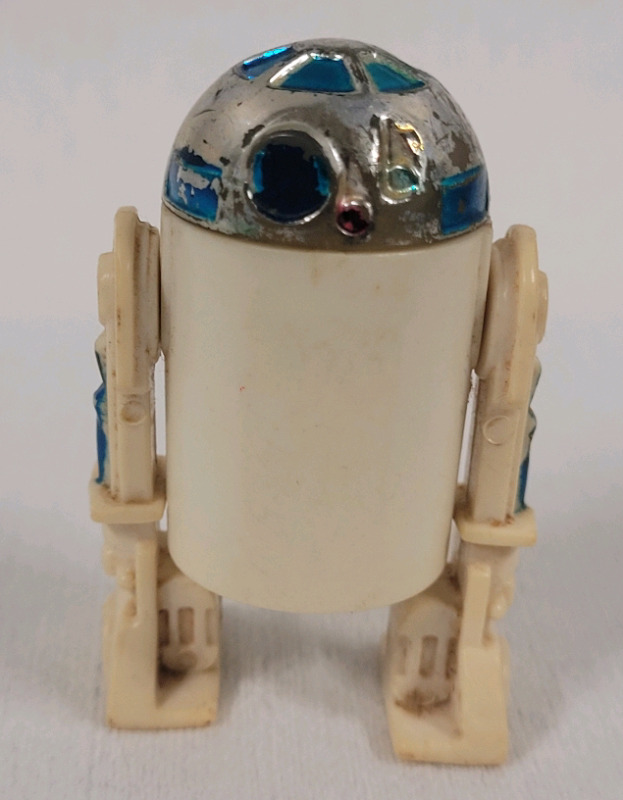 Vintage 1977 Star Wars R2-D2 Action Figure . Missing Body Sticker