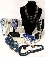 Vintage to Newer Beaded & Faux Pearl Necklaces + Matching Earrings / Necklace Set | 17" - 70" Long