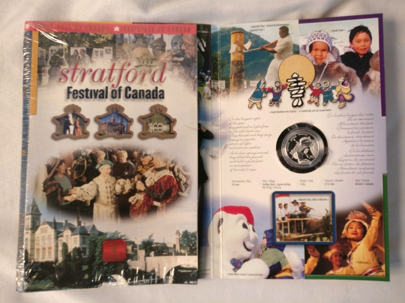 Sterling Silver 9.3g Canadian Coin - Stratford Festival