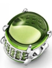 PANDORA Sterling Green Oval Cabochon Charm New - 2